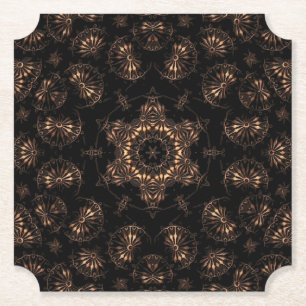 Bronze Age Mandala  Paper Coaster
