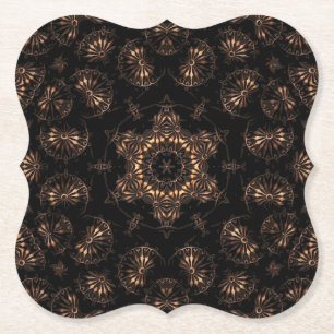 Bronze Age Mandala Paper Coaster