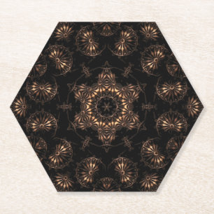 Bronze Age Mandala  Paper Coaster