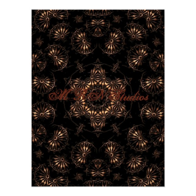 Bronze Age Mandala  Poster (Front)