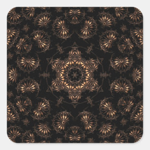 Bronze Age Mandala Square Sticker