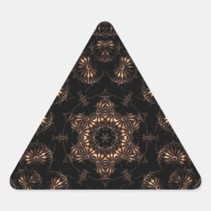 Bronze Age Mandala  Triangle Sticker