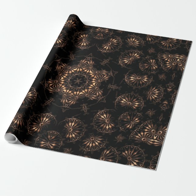 Bronze Age Mandala  Wrapping Paper (Unrolled)