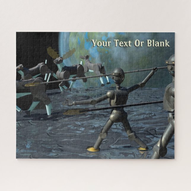 Bronze Age Robots Jigsaw Puzzle (Horizontal)