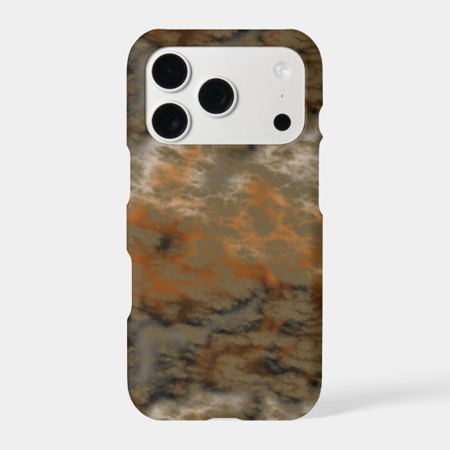 Bronze and Copper Marble Abstract (Back)