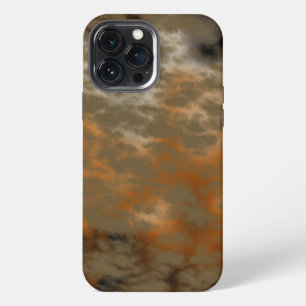 Bronze and Copper Marble Abstract iPhone 13 Pro Max Case