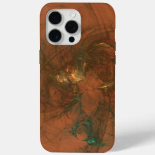 bronze and olive abstract art case