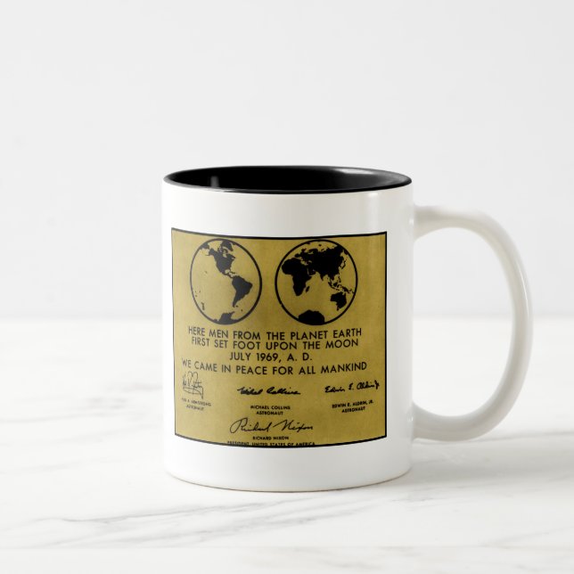 Bronze "APOLLO PLAQUE" Coffee Mug (Right)