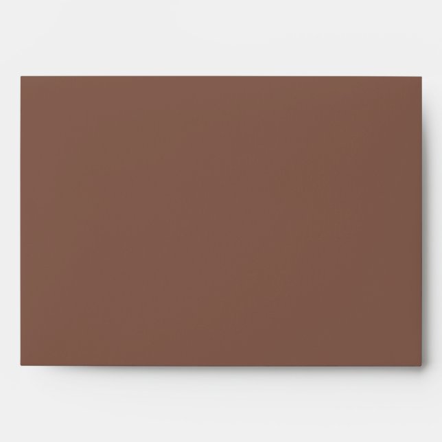 Bronze Brown Solid Colour Envelope (Front)