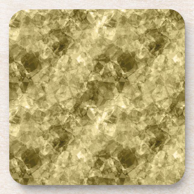 Bronze Crumpled Texture Coaster (Front)