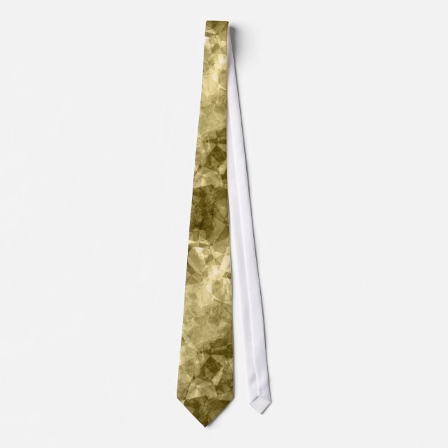 Bronze Crumpled Texture Tie (Front)