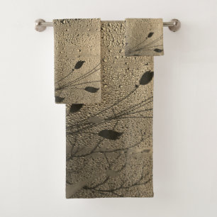 Bronze Dew Drops Bath Towel Set