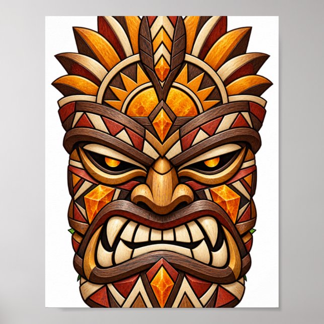 Bronze Ember Mask Poster (Front)