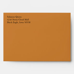 Bronze Enveloppes préadressées personnalisées B