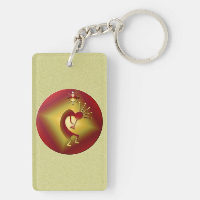 Bronze & Gold Keychain (Back)