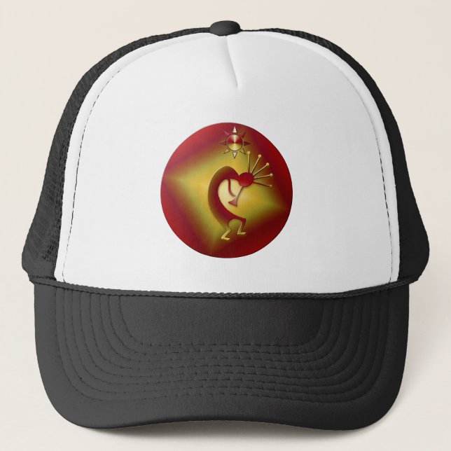 Bronze & Gold Trucker Hat (Front)