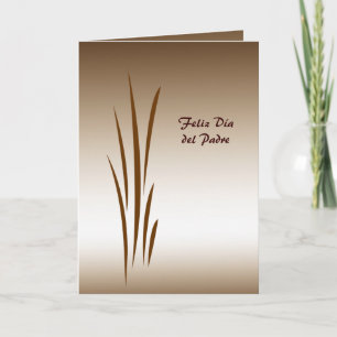 Bronze Grass Dia del Padre Card