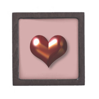 Bronze Heart AH2011 Keepsake Box