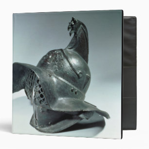 Bronze helmet of Thracian gladiator, Roman, 1st ce Binder