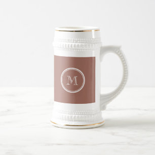 Bronze High End Coloured Monogram Beer Stein
