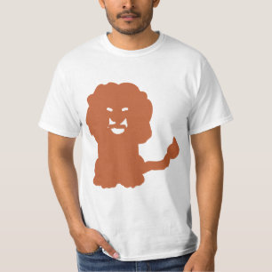 Bronze Lion Zodiac Symbol Art T-Shirt
