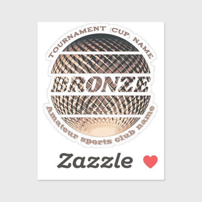 Bronze medal, 3rd place winner  (Sheet)
