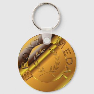 Bronze Medal Keychain