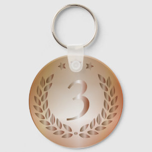 Bronze medal keychain
