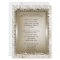 Bronze metallic elegant wedding stationery invite