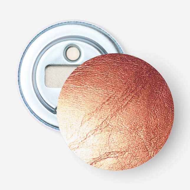 Bronze Metallic Leather looking Bottle Opener (Front)