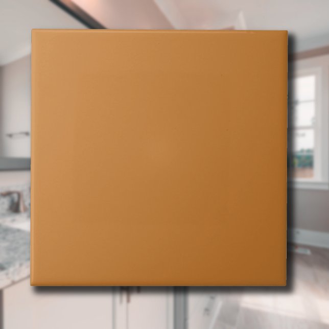 Bronze Metallic Solid Colour | Classic Elegant Tile (Creator Uploaded)