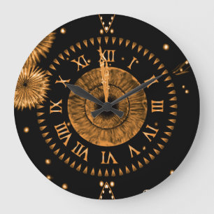 Bronze Midnight Clock