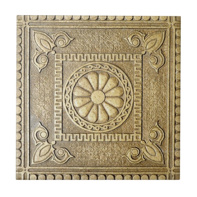 Bronze plate tile (Front)