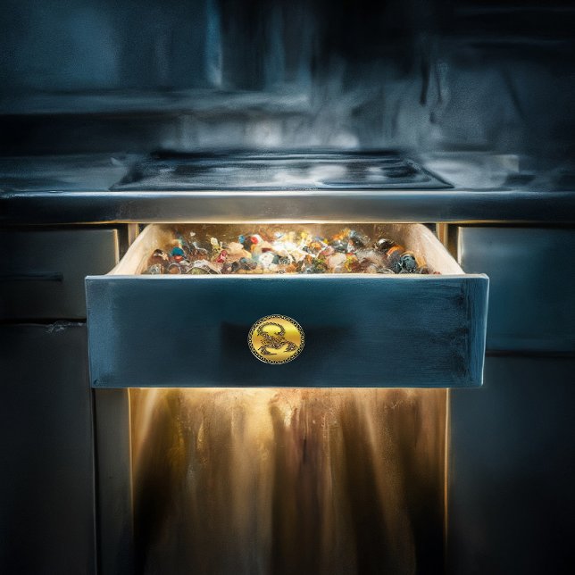 Bronze Poisonous scorpion very venomous insect Ceramic Knob (Creator Uploaded)