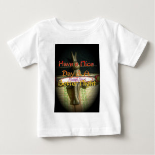 Bronze Rabbit Sculpture with Inspirational Quotes Baby T-Shirt