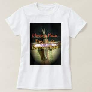 Bronze Rabbit Sculpture with Inspirational Quotes  T-Shirt