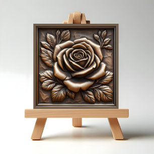 Bronze Rose Tile