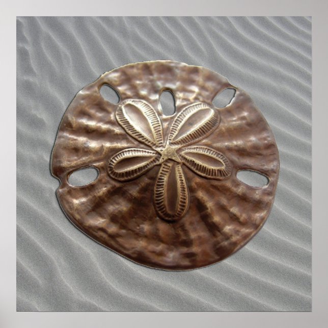 Bronze Sand Dollar Poster (Front)