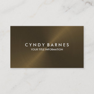 Bronze Sheen Business Card