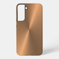 Bronze shiny faux metal