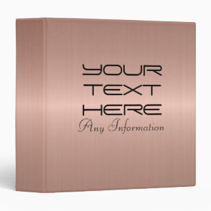 Bronze Stainless Steel Metal Binder