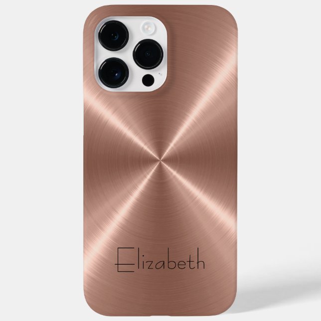 Bronze Stainless Steel Metal Case-Mate iPhone Case (Back)