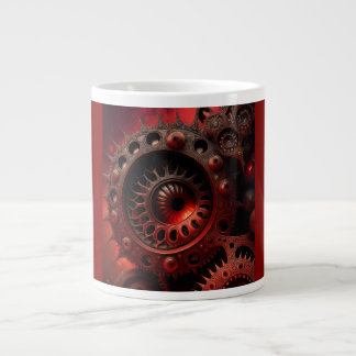 Bronze Steampunk Mandelbrot Fractal Large Coffee Mug