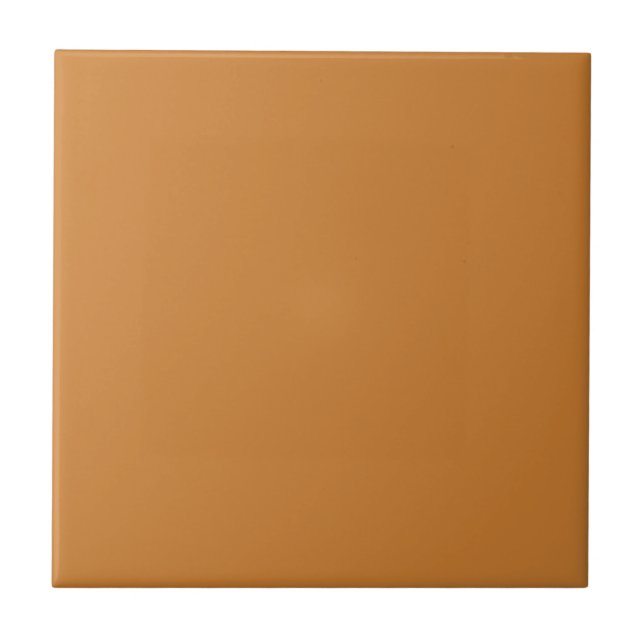 Bronze Tan Brown Solid Color Tile (Front)