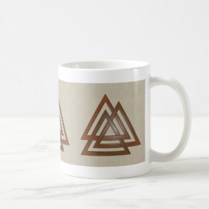 Bronze Valknut Mug