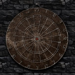 Bronze Velvet Damask | Golden Brown Floral Grunge Dartboard<br><div class="desc">90s Grunge, All Grown Up! Rich and sophisticated velvety baroque in a deep moody dusky hued jewel tone for a luxurious, dramatic, or edgy palette. This 90s inspired vintage grunge texture features a gorgeous unisex (yet feminine) abstract gradient that adds perfect pop of colour. For customizations or other colours, please...</div>