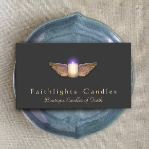 Bronze Wings Candlemaker Candle Business Card
