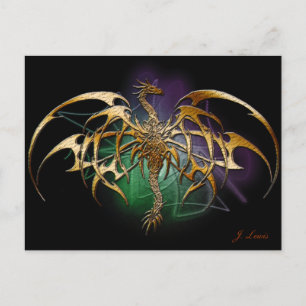 Bronzed Dragon Postcard