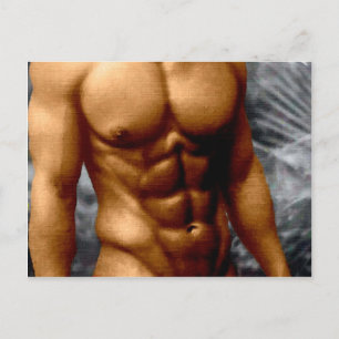 Bronzed Hunk Postcard
