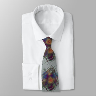 "Bronzed Tile" Men's Neck Tie